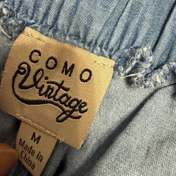 #12)  Como Vintage Soft Cotton Relax fit Pants - Picture 7 of 7